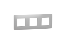 Рамка 3-постова Unica New, алюміній (NU200630)