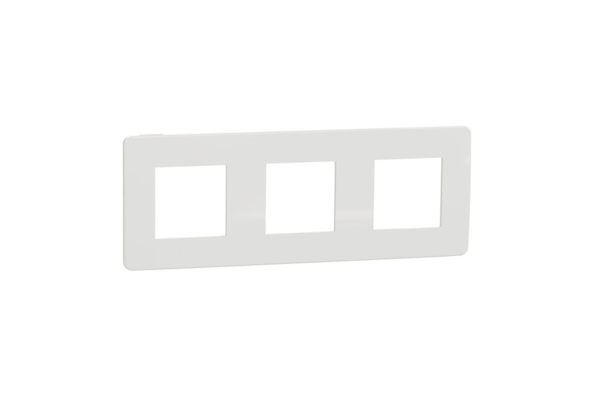 Рамка 3-постова Unica New, Білий/білий (NU280618)