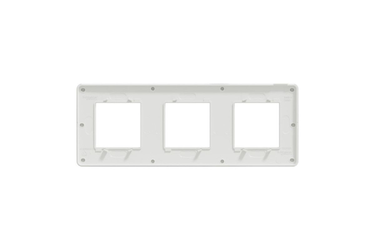 Рамка 3-постова Unica New, Білий/білий (NU280618)