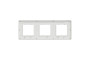 Рамка 3-постова Unica New, Білий/білий (NU280618)