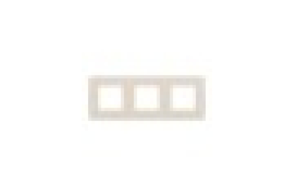Рамка 3-постова Unica New, бежева/бежева Unica New Studio Color (NU280644)