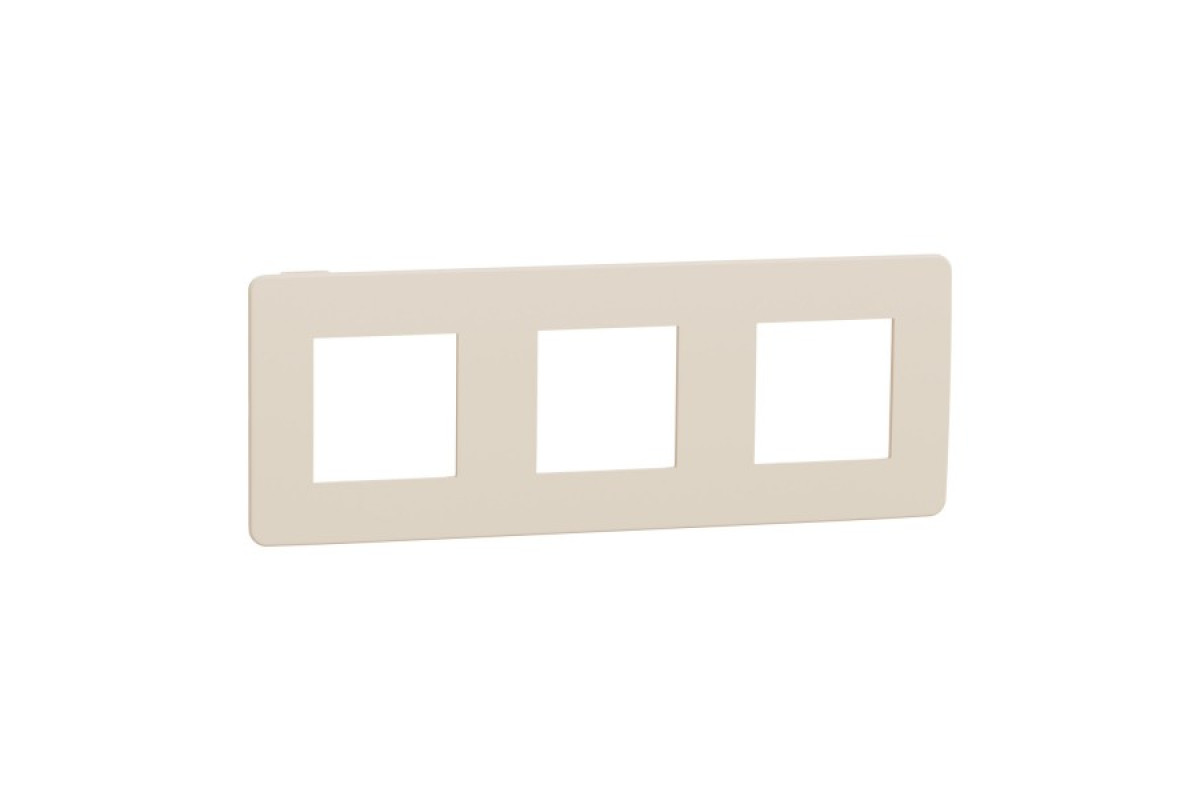 Рамка 3-постова Unica New, бежева/бежева Unica New Studio Color (NU280644)