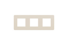 Рамка 3-постова Unica New, бежева/бежева Unica New Studio Color (NU280644)