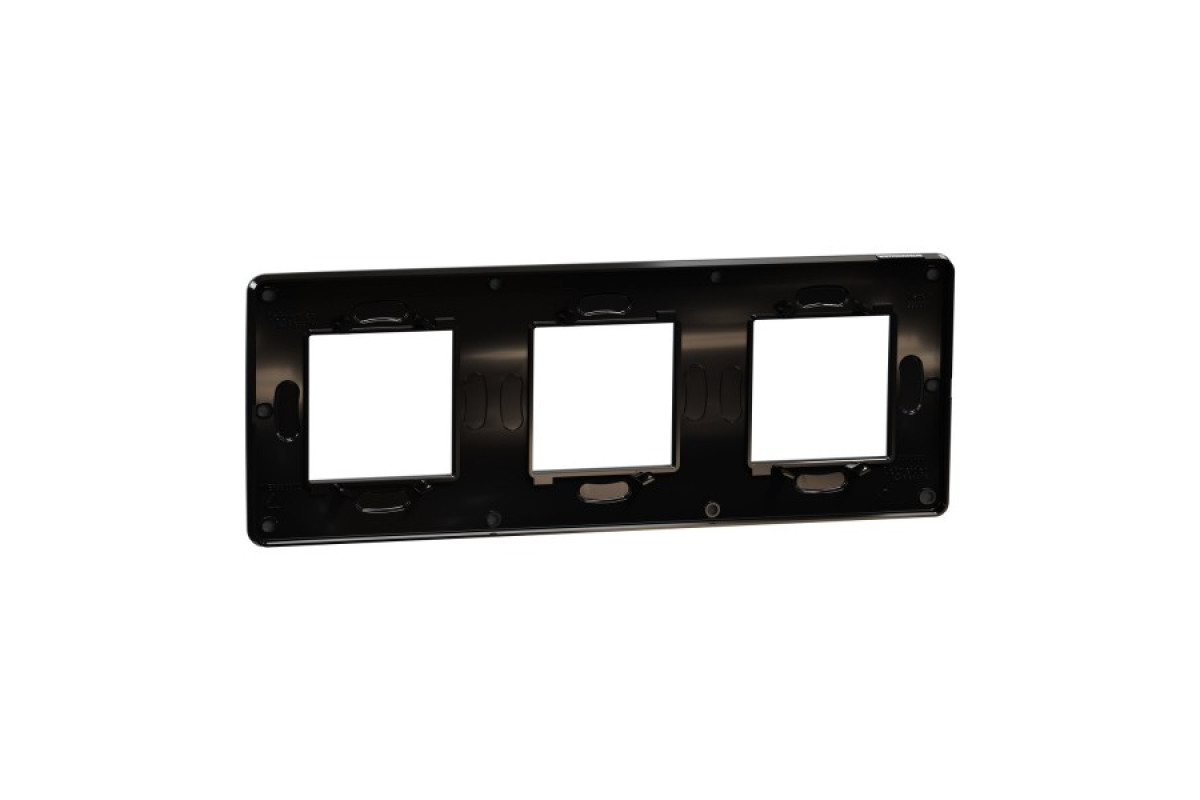 Рамка 3-постова Unica New, Димчато-сірий/антрацит (NU280622)