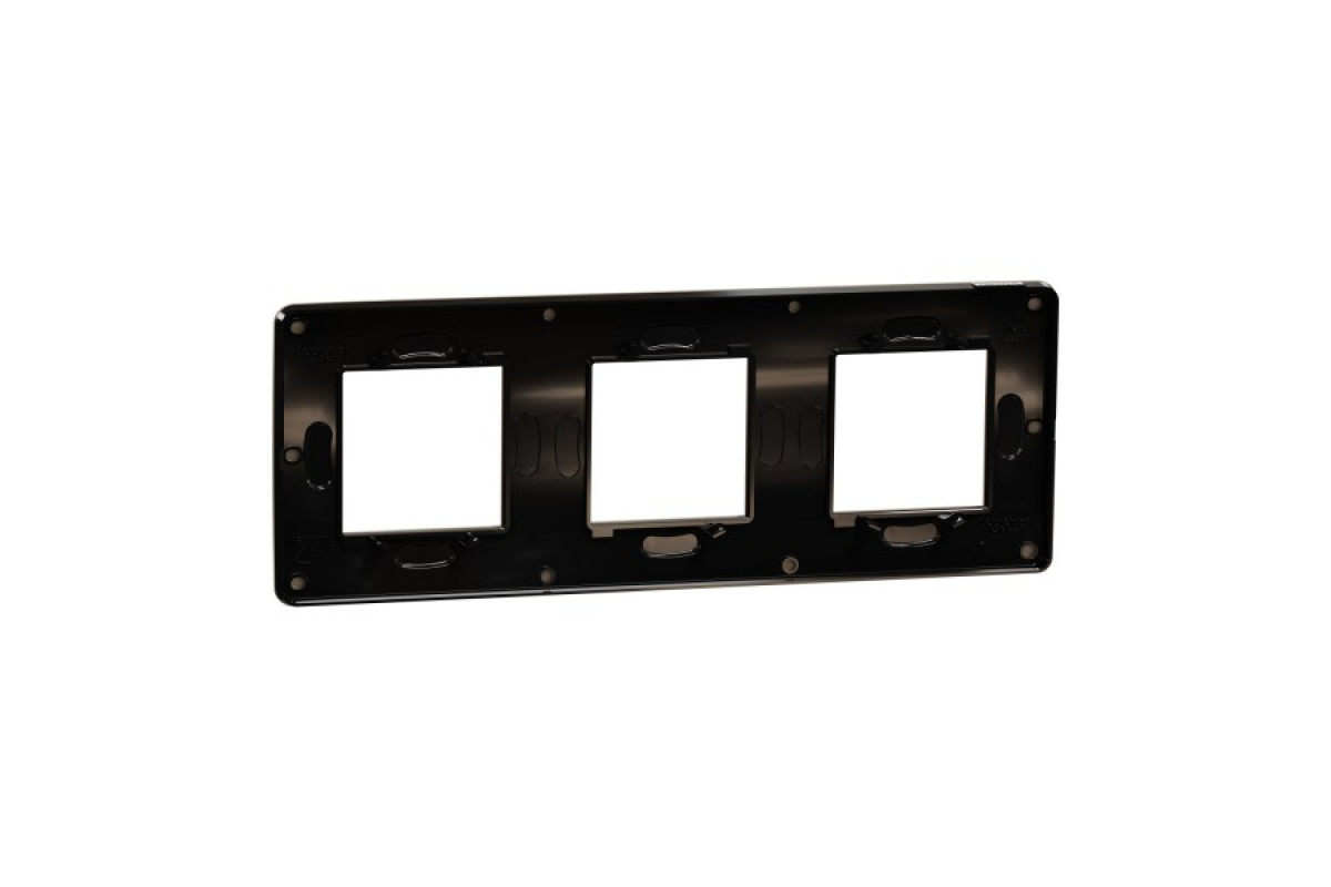 Рамка 3-постова Unica New, Пісочний/антрацит (NU280628)