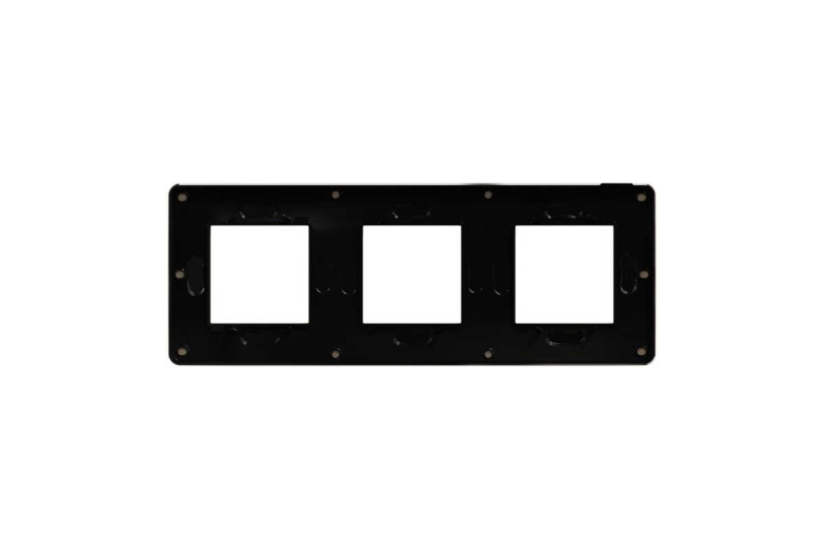 Рамка 3-постова Unica New, Пісочний/антрацит (NU280628)