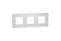 Рамка 3-постова Unica New, Пісочний/білий (NU280626)