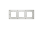 Рамка 3-постова Unica New, Пісочний/білий (NU280626)