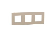 Рамка 3-постова Unica New, Пісочний/бежевий (NU280627)