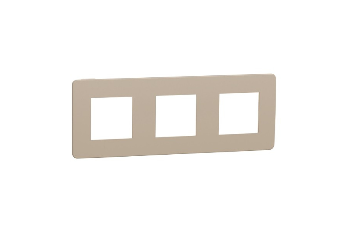 Рамка 3-постова Unica New, Пісочний/бежевий (NU280627)