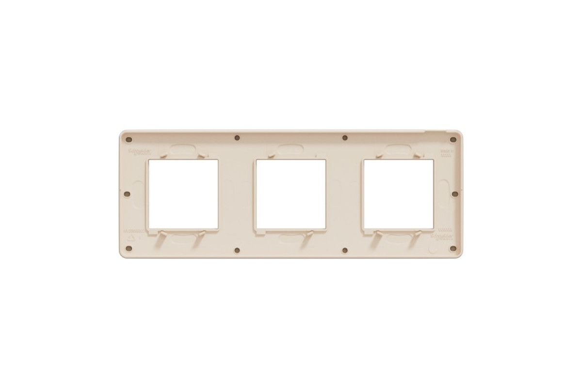 Рамка 3-постова Unica New, Пісочний/бежевий (NU280627)