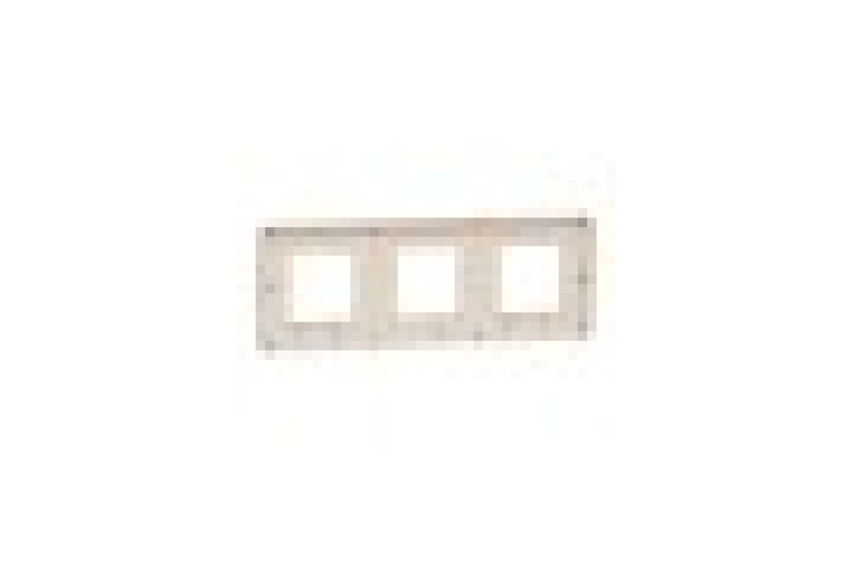 Рамка 3-постова Unica New, Пісочний/бежевий (NU280627)