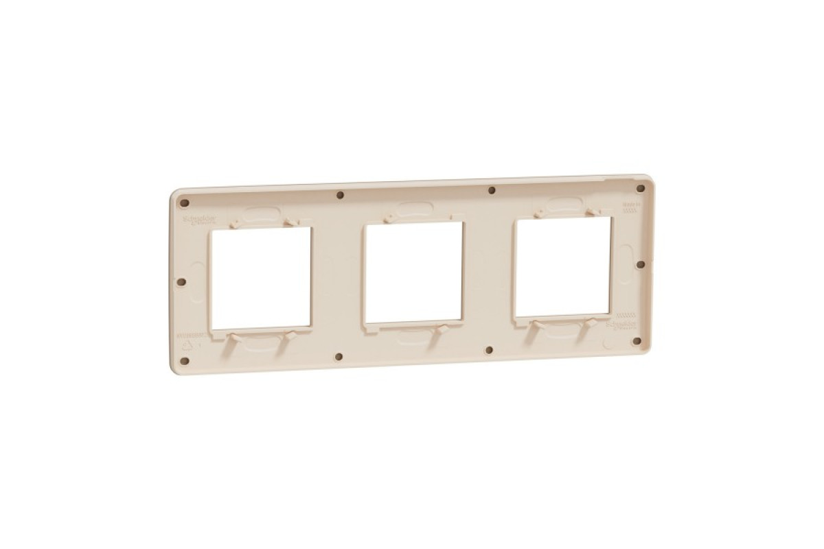Рамка 3-постова Unica New, Пісочний/бежевий (NU280627)