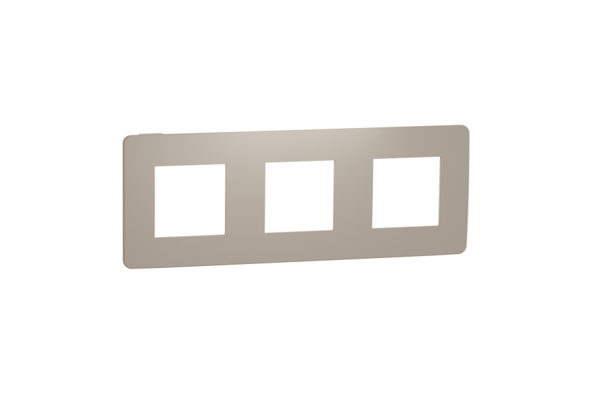 Рамка 3-постова Unica New, Пісочний/бежевий (NU280627)