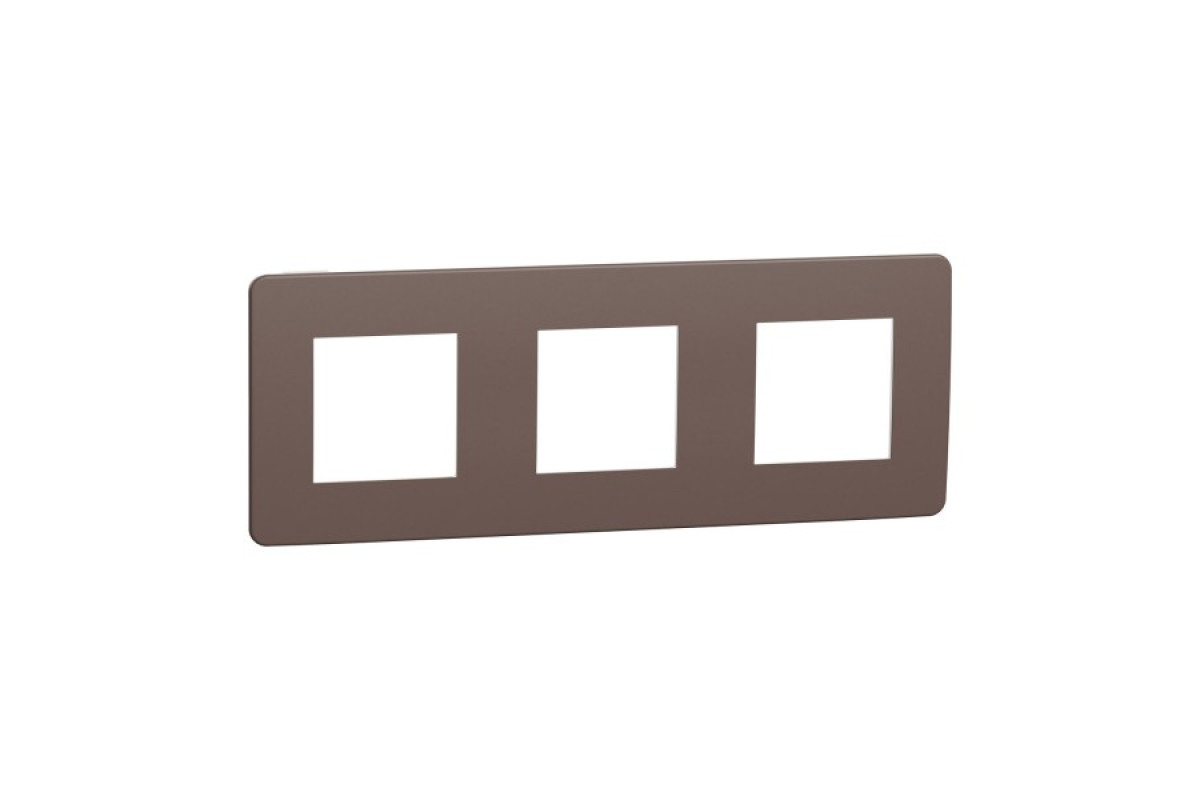Рамка 3-постова Unica New, Шоколад/білий (NU280616)