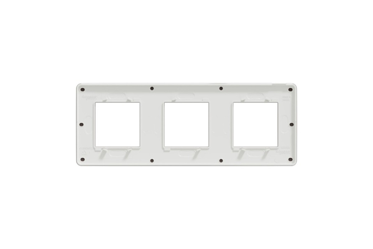 Рамка 3-постова Unica New, Шоколад/білий (NU280616)