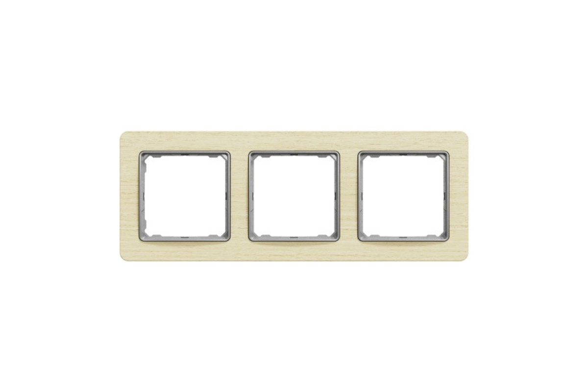 Рамка 3-постова Береза Sedna Elements (SDD380803)