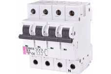 Автоматичний вимикач ETIMAT 10 6A 3P+N характеристика B 10kA ETI (002126712)