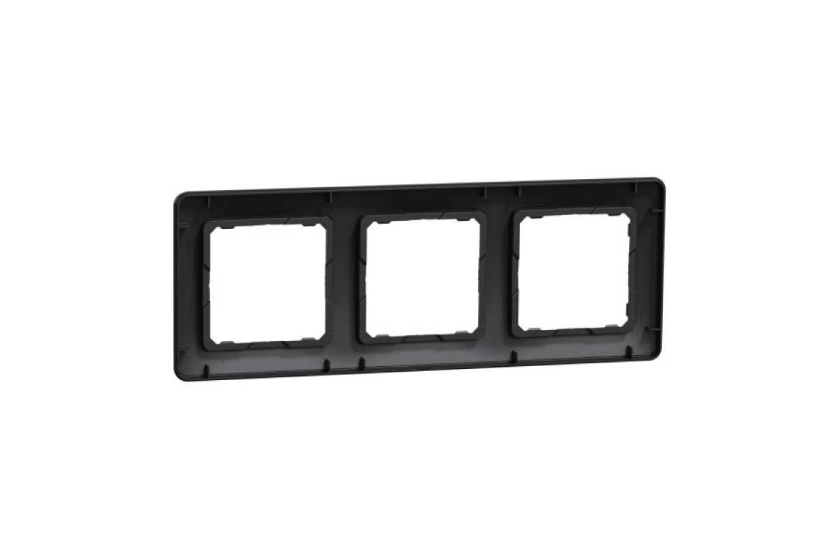Рамка 3-постова Чорний Sedna Design (SDD314803)
