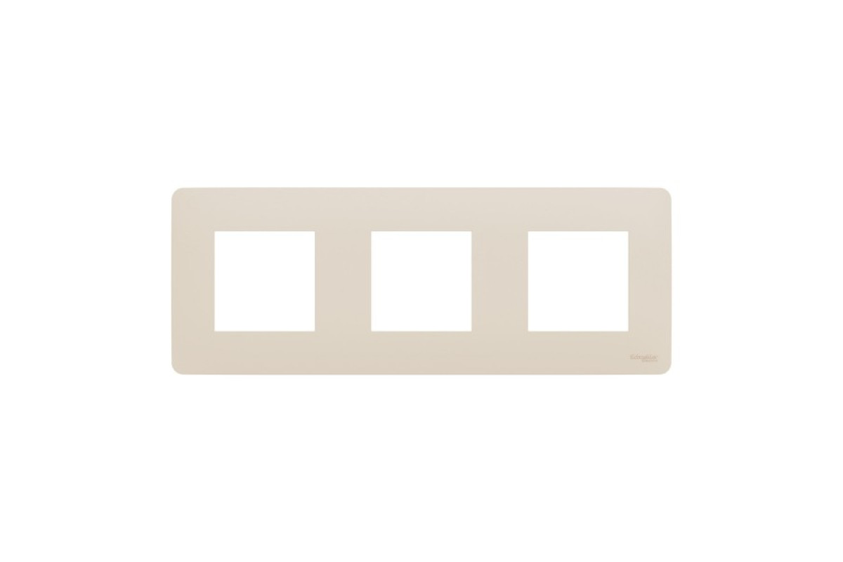 Рамка 3-постова, бежева Unica New Studio (NU200644)