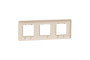 Рамка 3-постова, бежева Unica New Studio (NU200644)