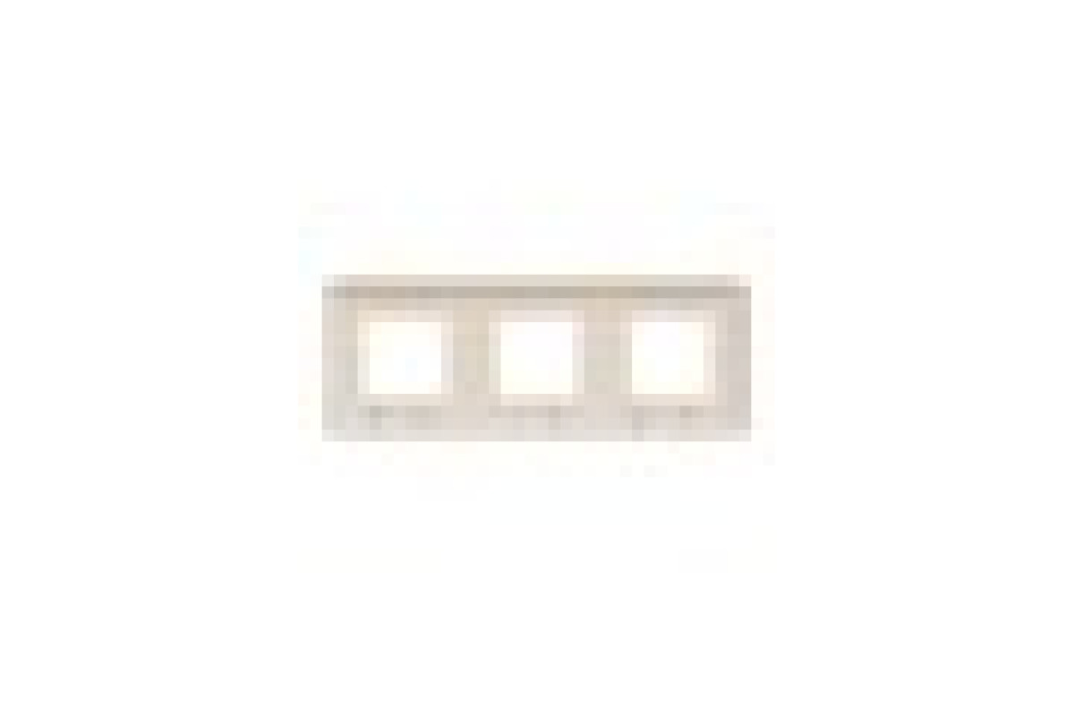 Рамка 3-постова, бежева Unica New Studio (NU200644)