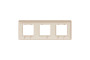 Рамка 3-постова, бежева Unica New Studio (NU200644)