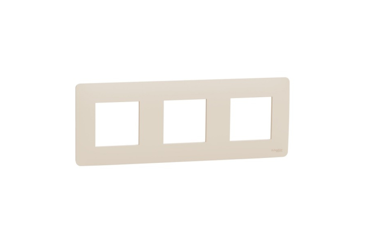 Рамка 3-постова, бежева Unica New Studio (NU200644)