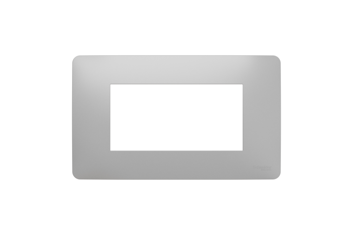 Рамка 4-модульна Unica New, алюміній (NU210430)