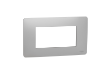 Рамка 4-модульна Unica New, алюміній (NU210430)