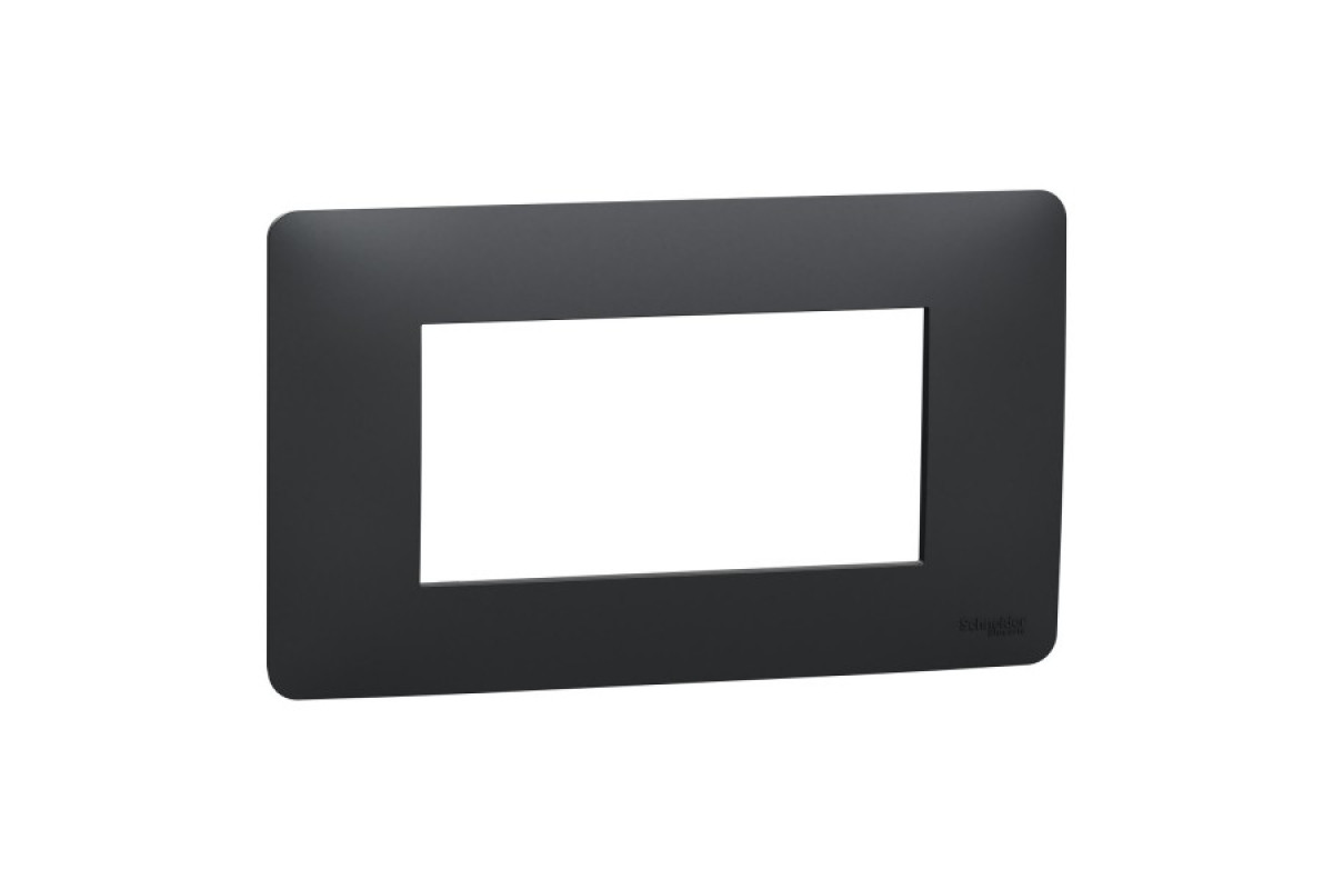 Рамка 4-модульна Unica New, антрацит (NU210454)