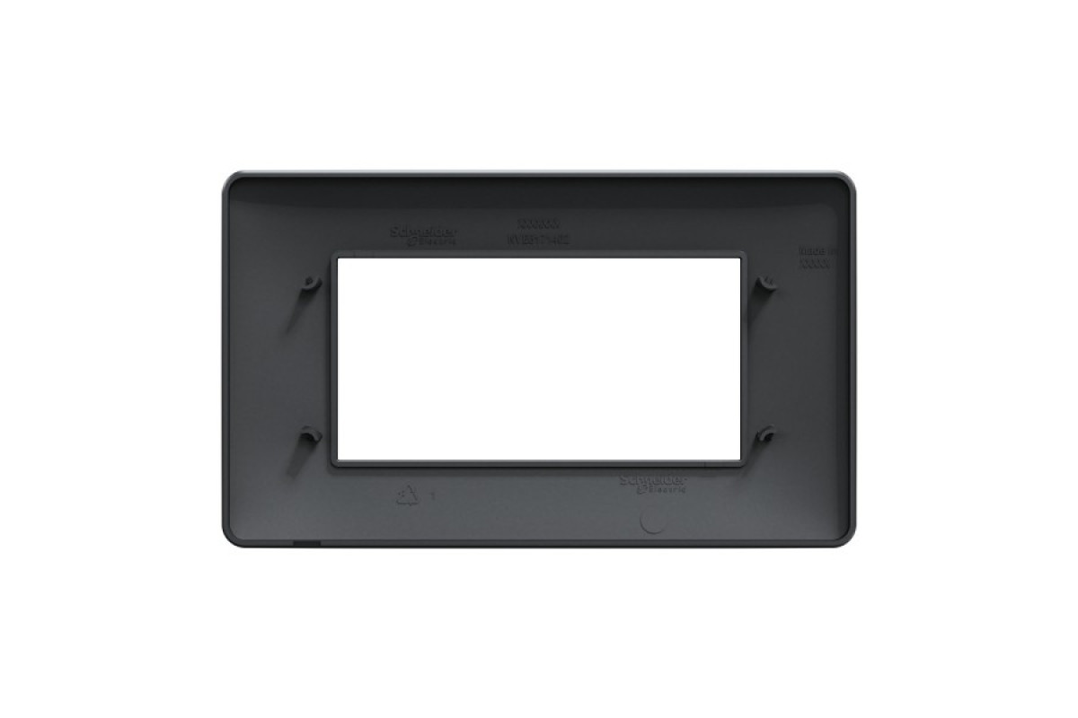 Рамка 4-модульна Unica New, антрацит (NU210454)