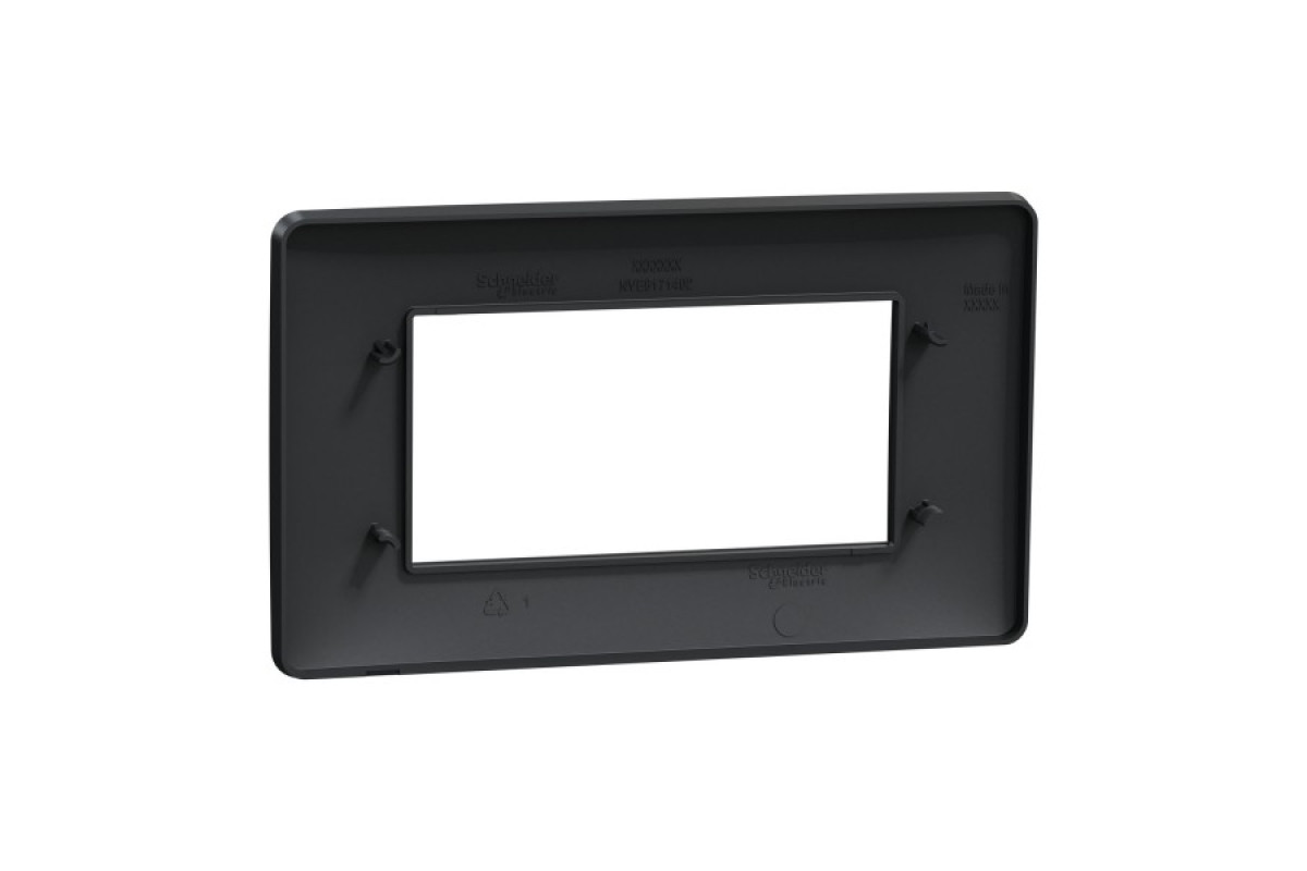 Рамка 4-модульна Unica New, антрацит (NU210454)