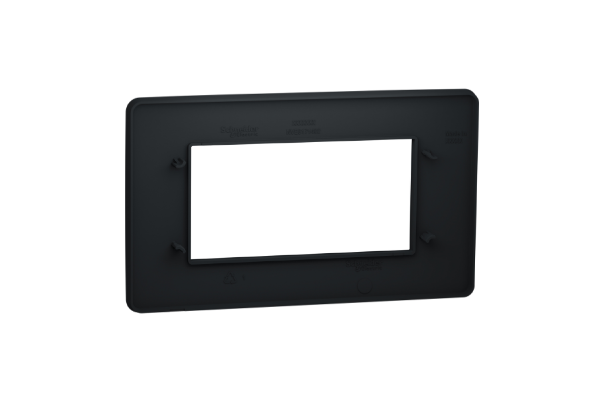 Рамка 4-модульна Unica New, антрацит (NU210454)