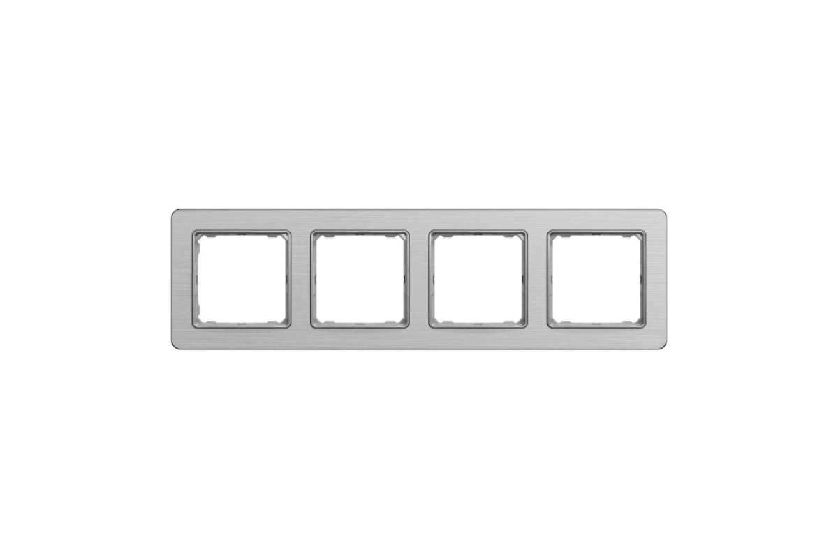 Рамка 4-постова Матовий алюміній Sedna Elements (SDD370804)