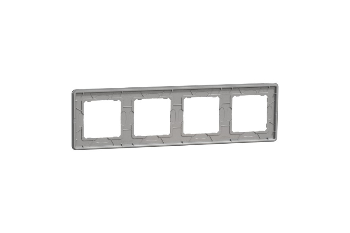 Рамка 4-постовая Искусственное матовое стекло Sedna Elements (SDD362804)