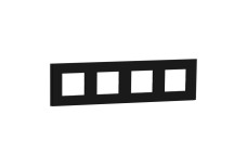 Рамка 4-постова Unica Deco Material, каучук (NU600872)