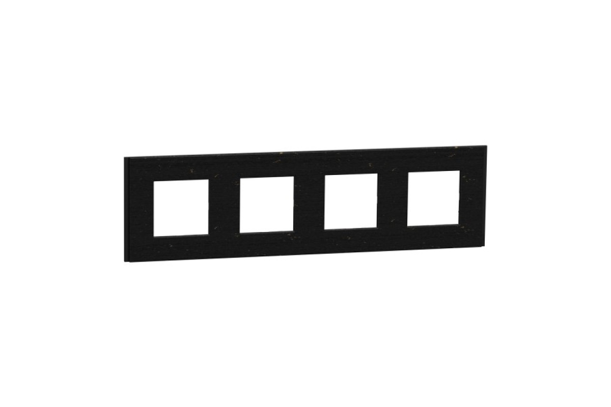 Рамка 4-постова Unica Deco Material, чорний папір (NU600874)