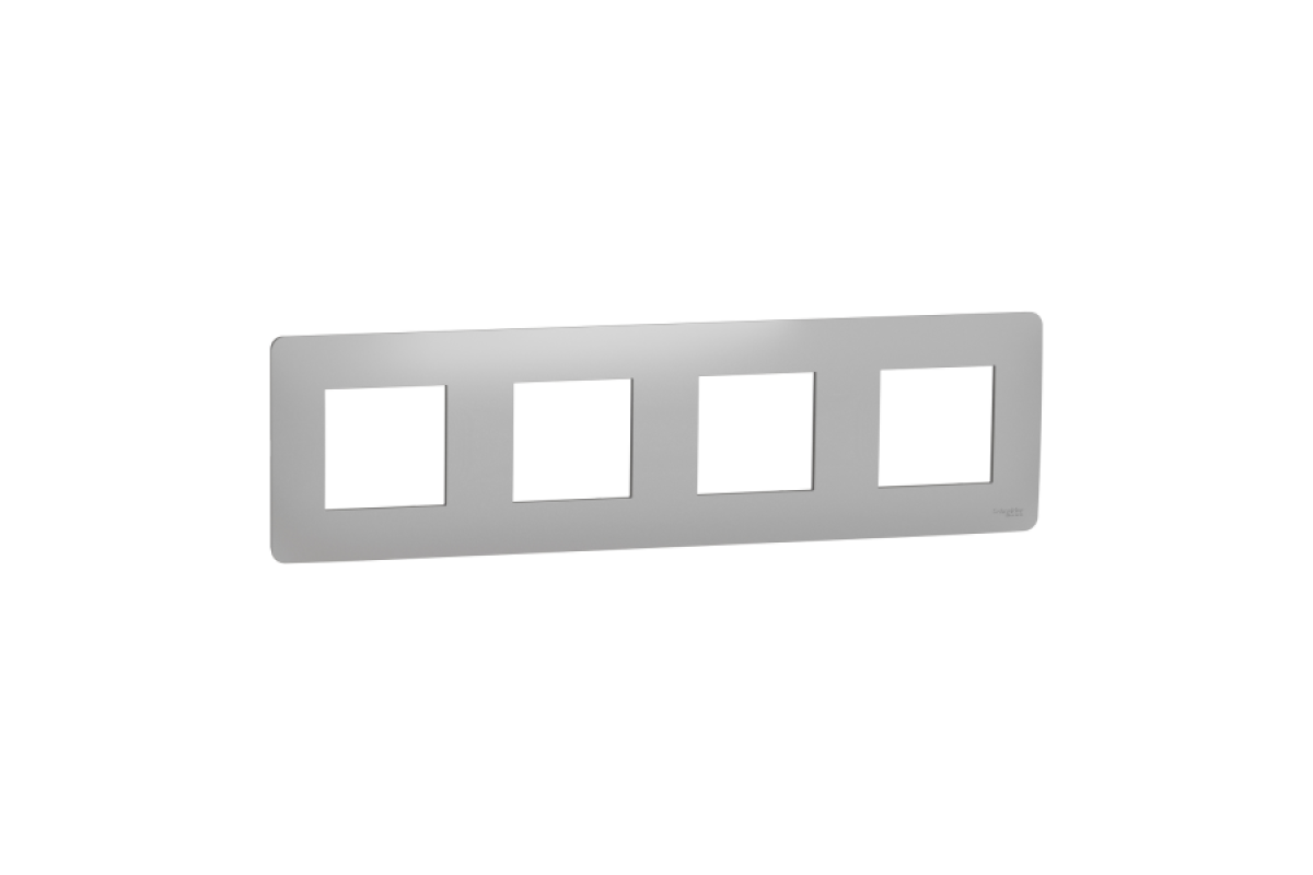 Рамка 4-постова Unica New, алюміній (NU200830)