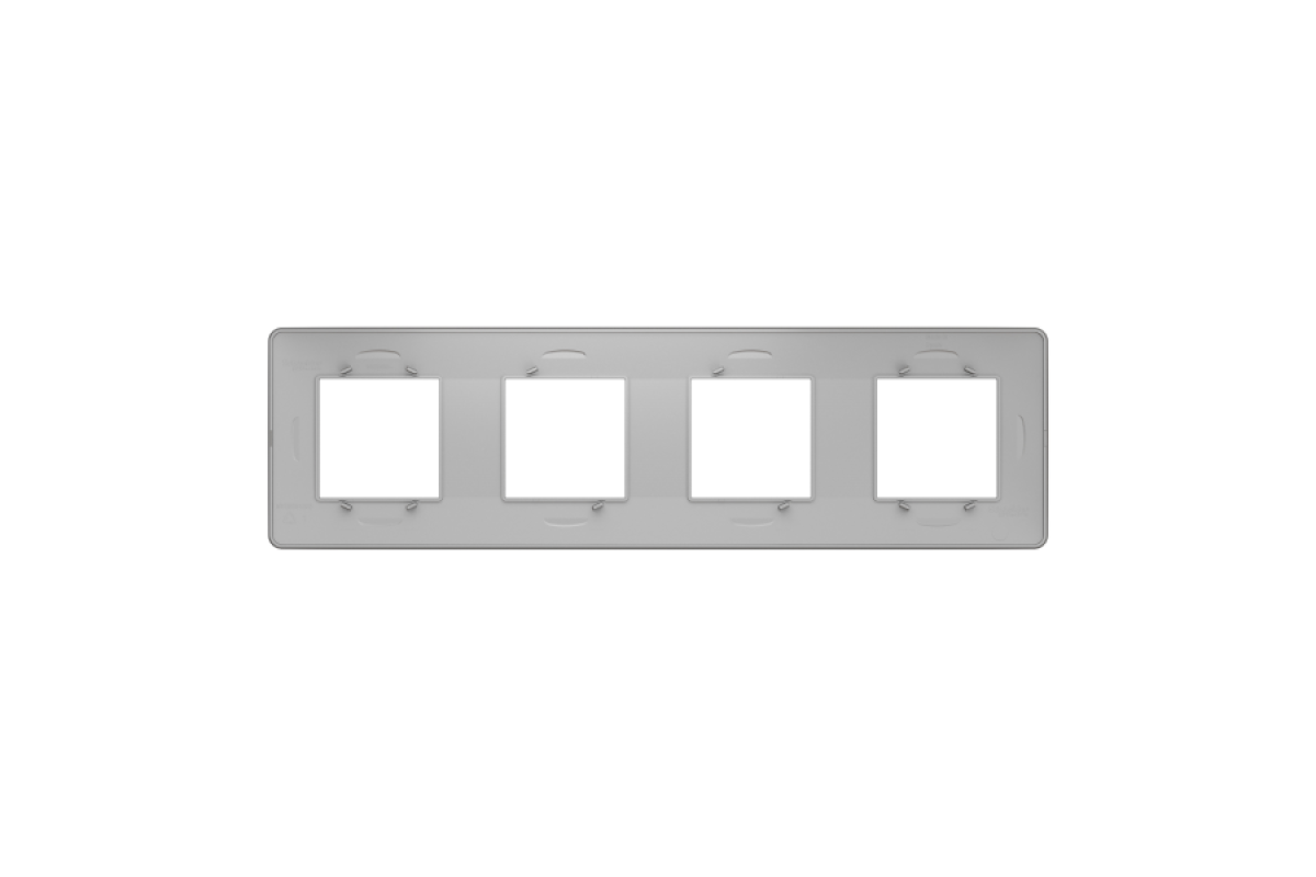 Рамка 4-постова Unica New, алюміній (NU200830)