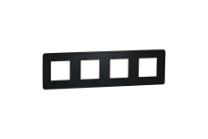 Рамка 4-постова Unica New, антрацит (NU200854)