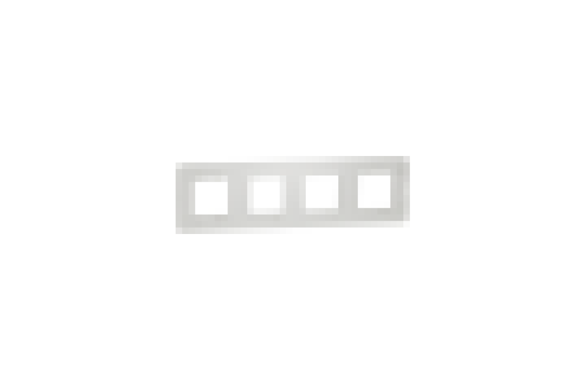 Рамка 4-постова Unica New, білий (NU200818)