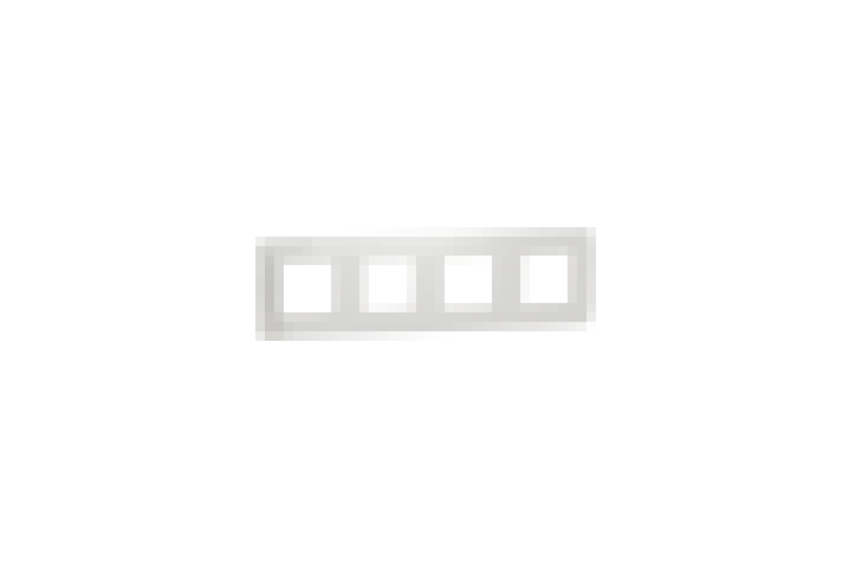 Рамка 4-постова Unica New, білий (NU200818)