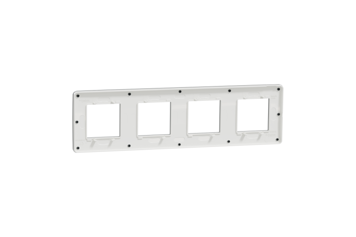 Рамка 4-постова Unica New, Димчато-сірий/білий (NU280821)