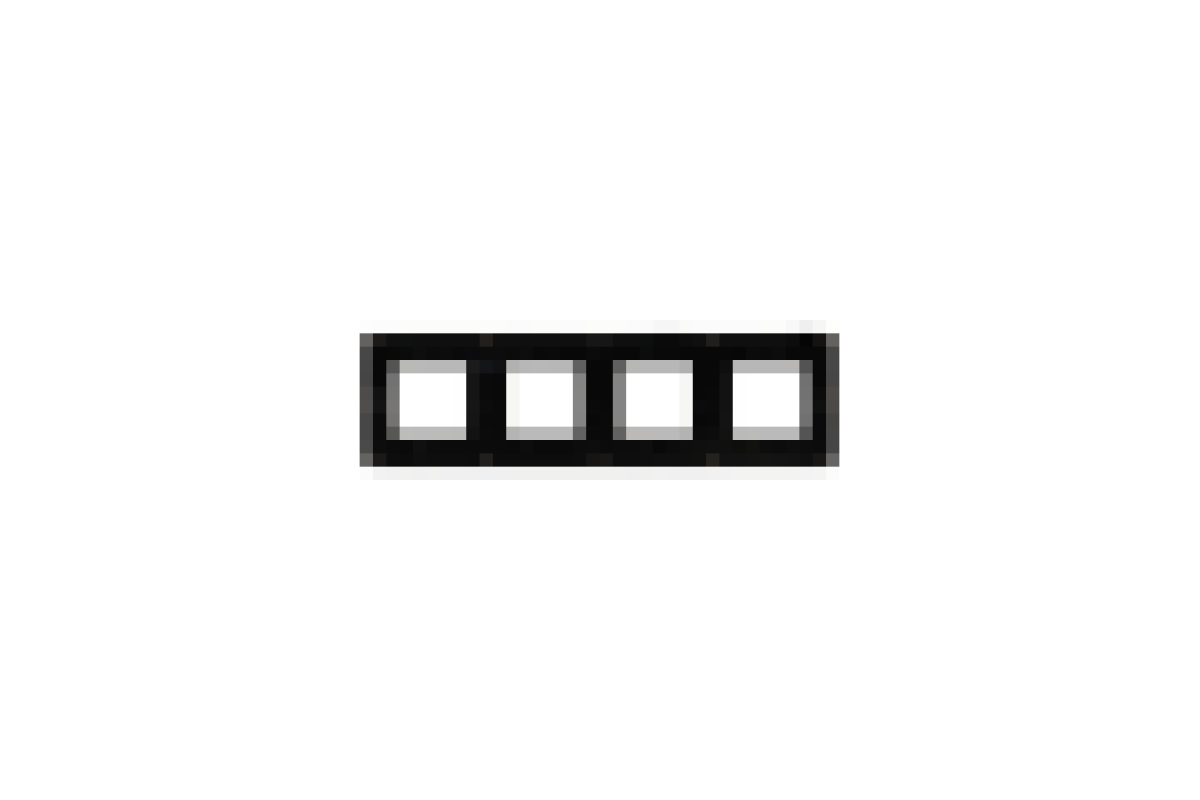 Рамка 4-постова Unica New, Пісочний/антрацит (NU280828)