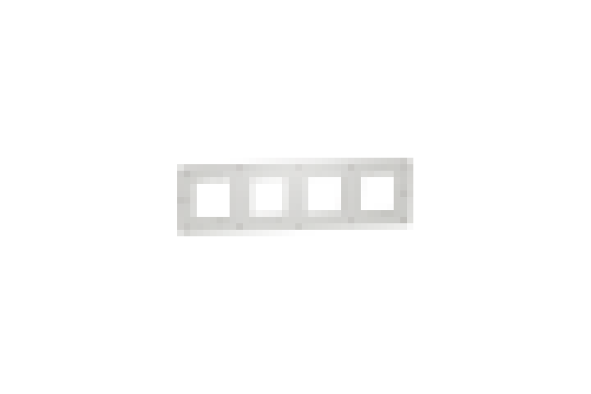 Рамка 4-постова Unica New, Шампань/білий (NU280824)