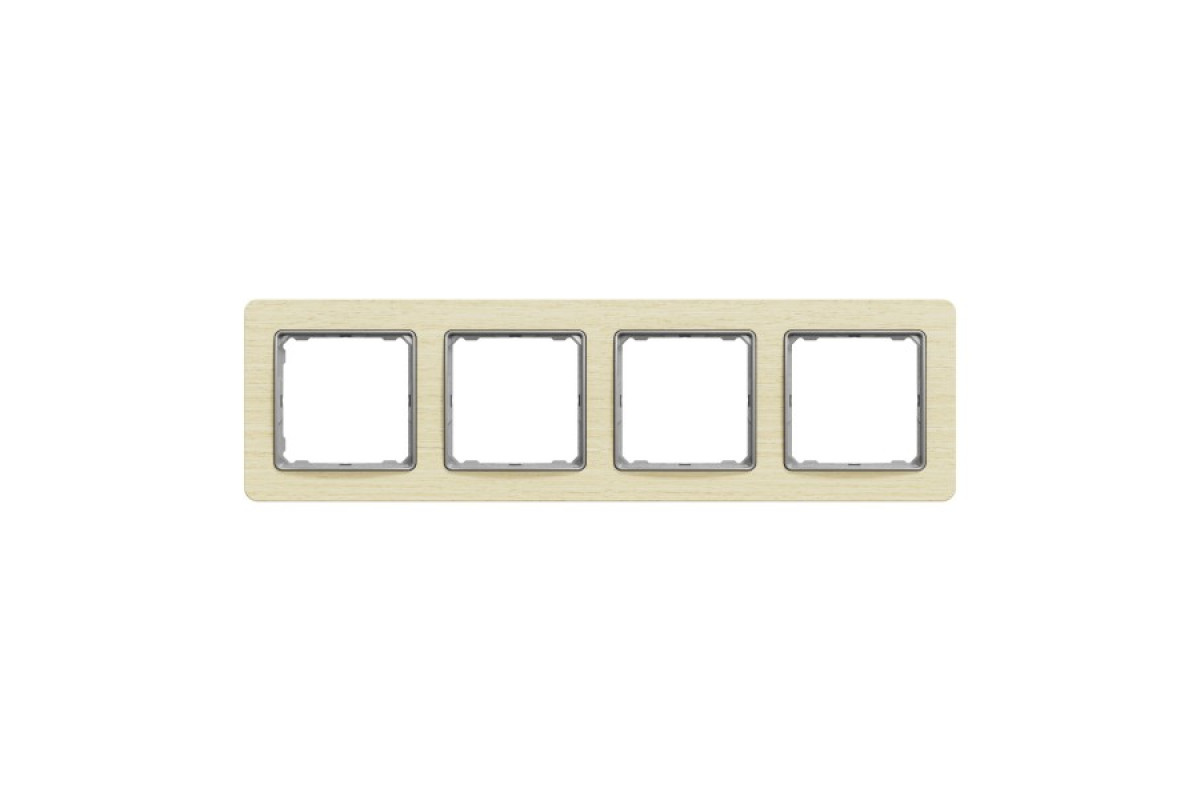 Рамка 4-постова Береза Sedna Elements (SDD380804)