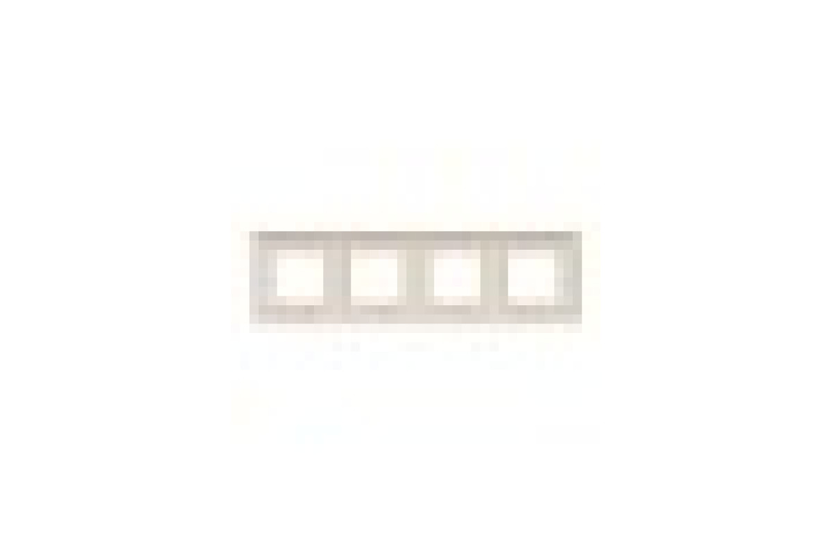Рамка 4-постова, бежева Unica New Studio (NU200844)