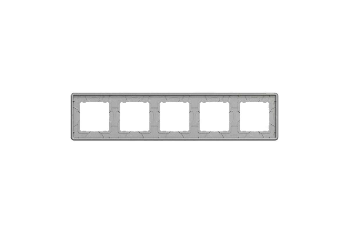 Рамка 5-постовая Искусственное черное стекло Sedna Elements (SDD361805)