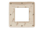 Рамка Unica Studio Metal, 1 постова, 1 x 2 модуля, бронза або беж (NU280251M)
